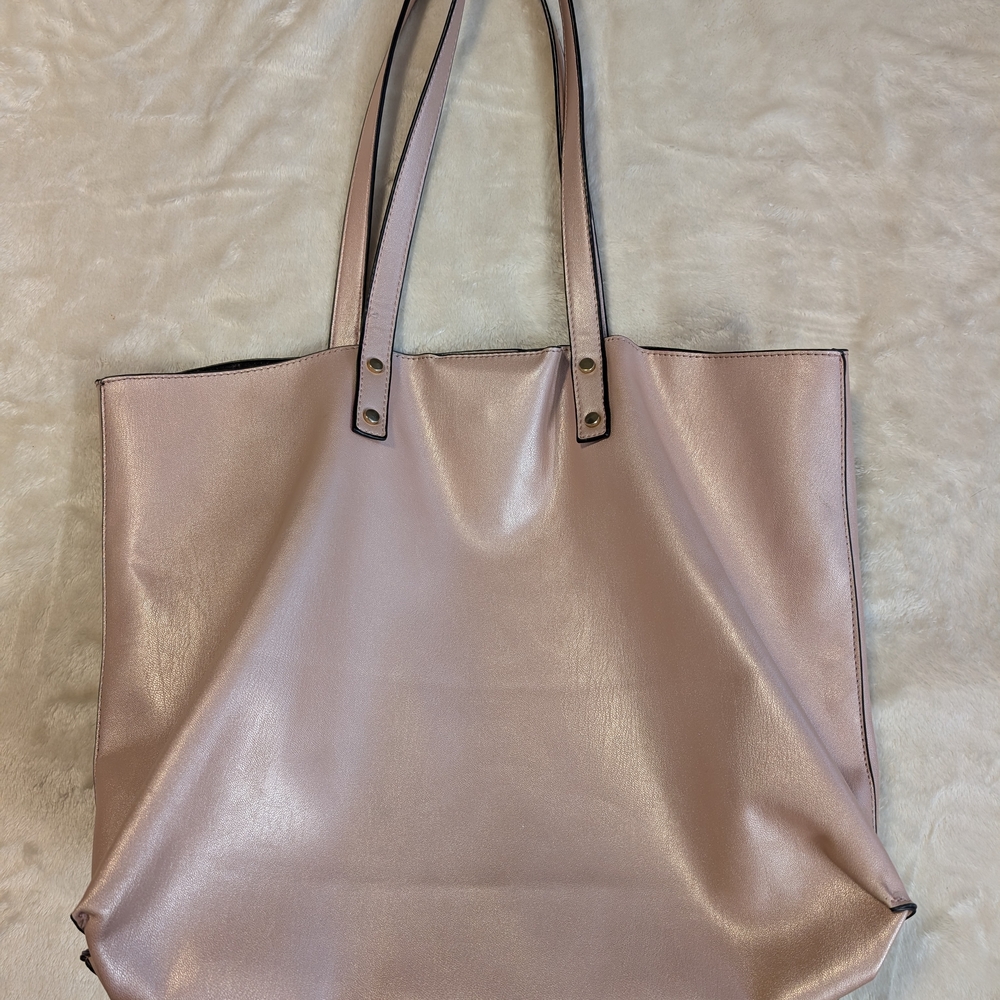 Lulu Dharma Pink Shimmer Tote Bag